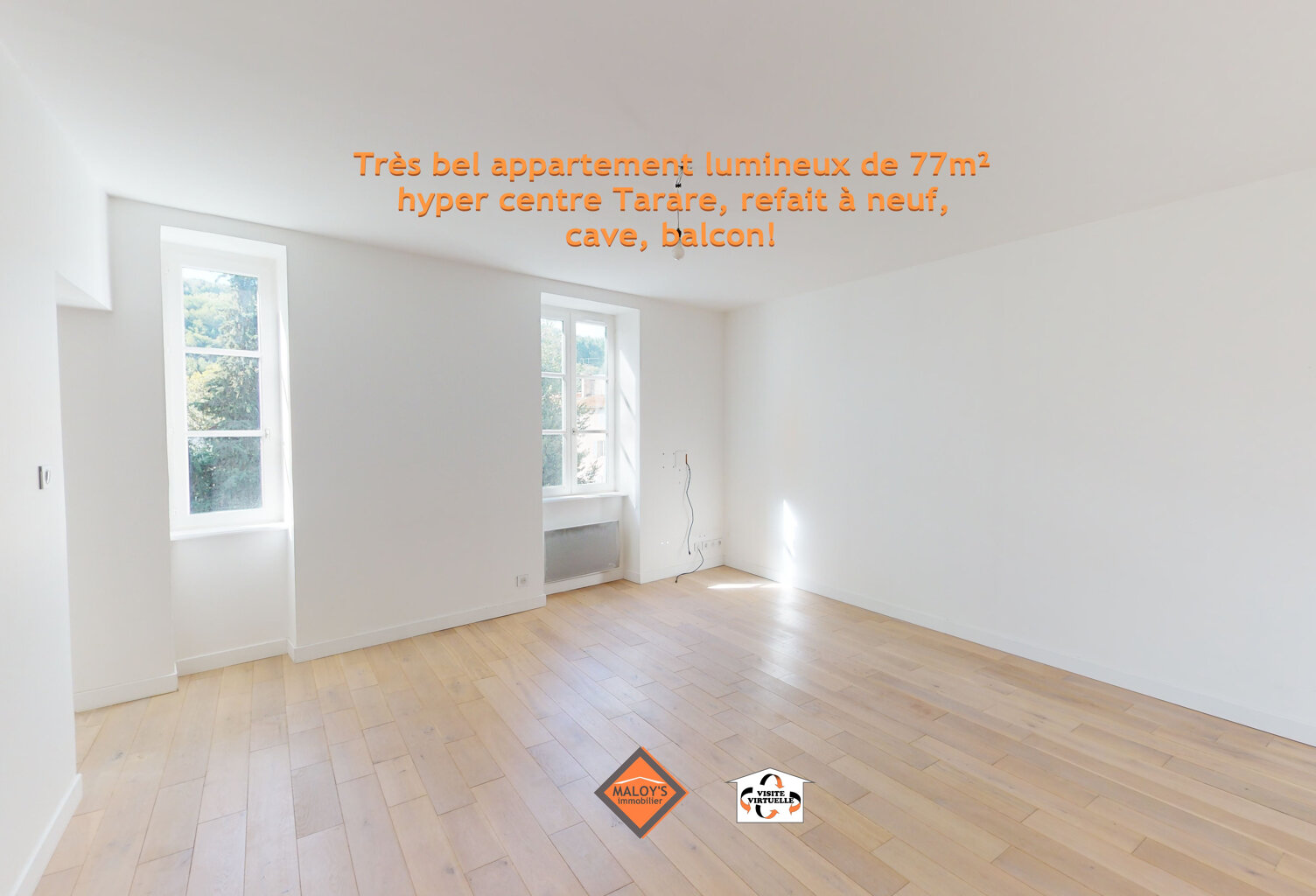 A SAISIR! Bel appartement Lumineux 77m² HYPER CENTRE TARARE, refait à neuf — photo 1