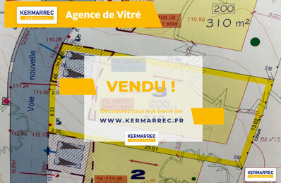 vente terrain 94 800 € à proximité de Bréal-sous-Vitré (35370)
