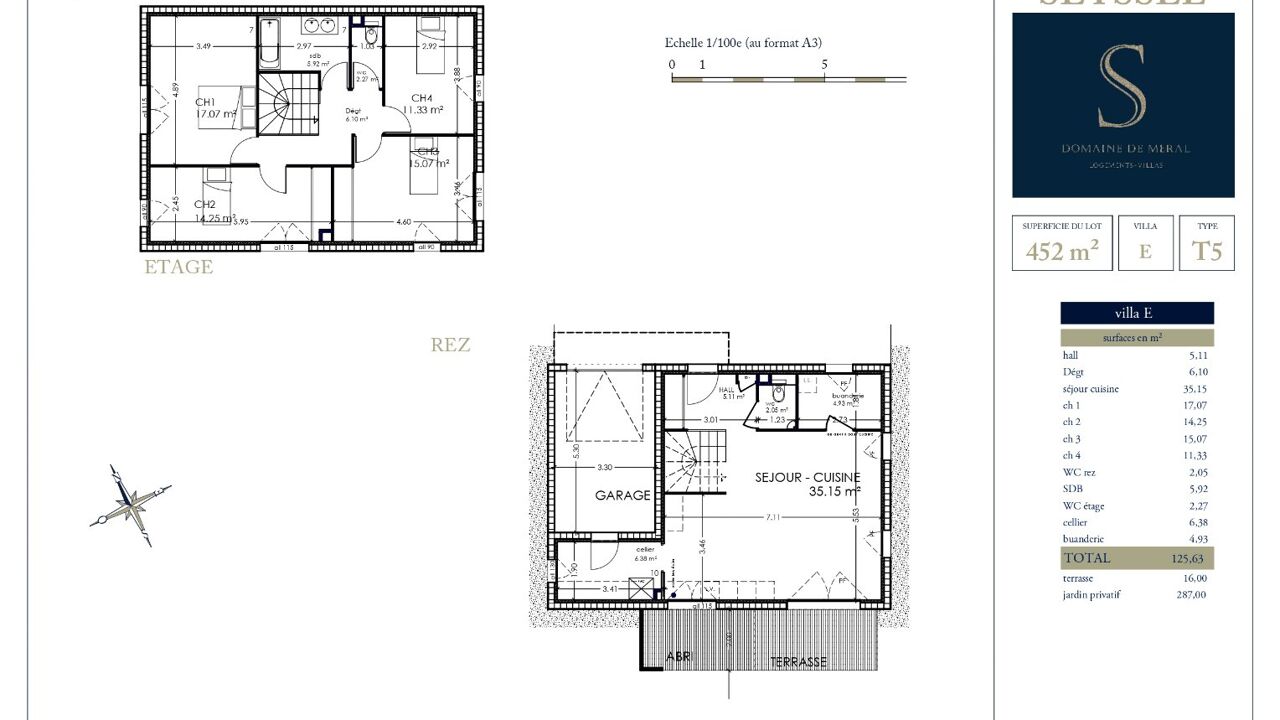 maison 5 pièces 125 m2 à vendre à Seyssel (74910)