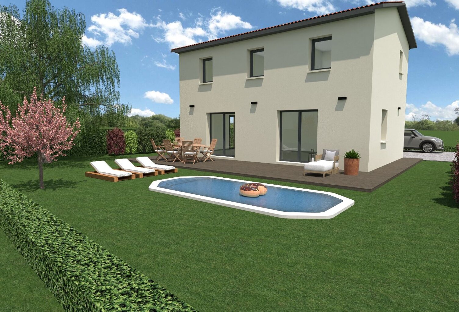Dernière opportunité FIN DE COMMERCIALISATION Maison neuve à Unieux proche de Roche la molière et de Saint etienne — photo 1
