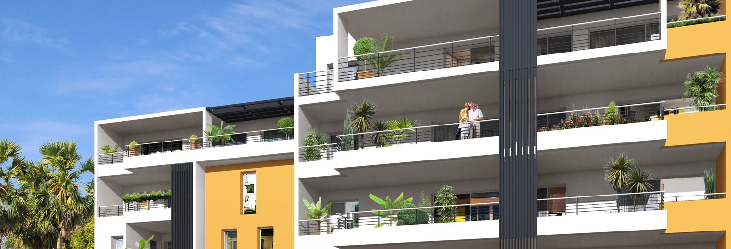 Appartement neuf T2 Pièce 40 à 48 m² à vendre à Fréjus (83370)