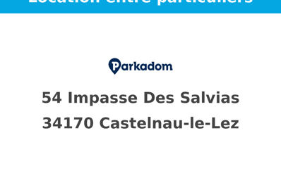 location garage 50 € CC /mois à proximité de Castries (34160)