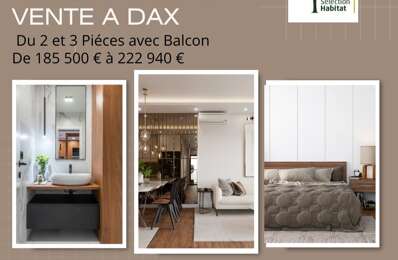 vente appartement 190 500 € à proximité de Pouillon (40350)