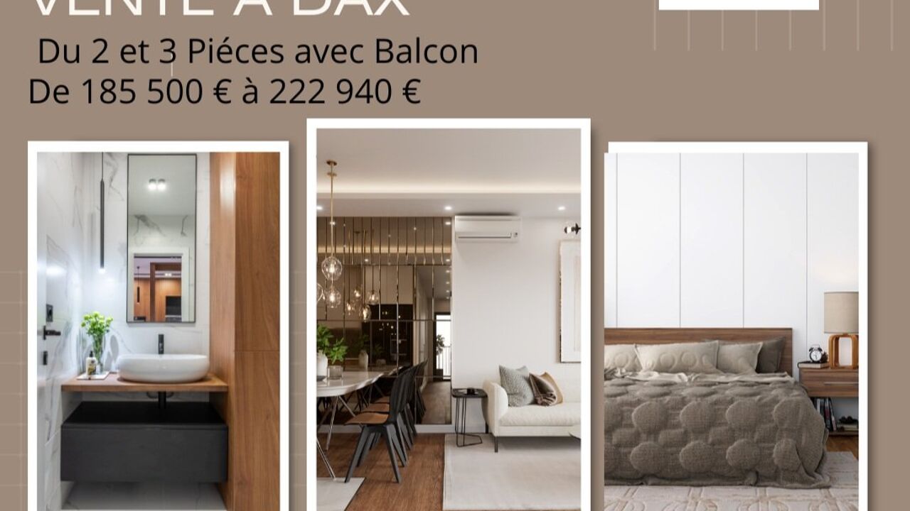 appartement 3 pièces 63 m2 à vendre à Bénesse-Lès-Dax (40180)