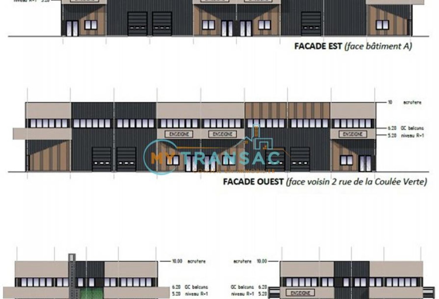 A VENDRE locaux d'activités neufs à partir de 117m² à CESSON — photo 1