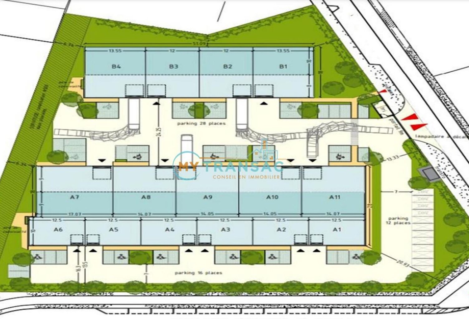 A VENDRE locaux d'activités neufs à partir de 117m² à CESSON — photo 1