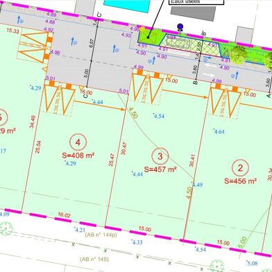 Terrain 489 m²