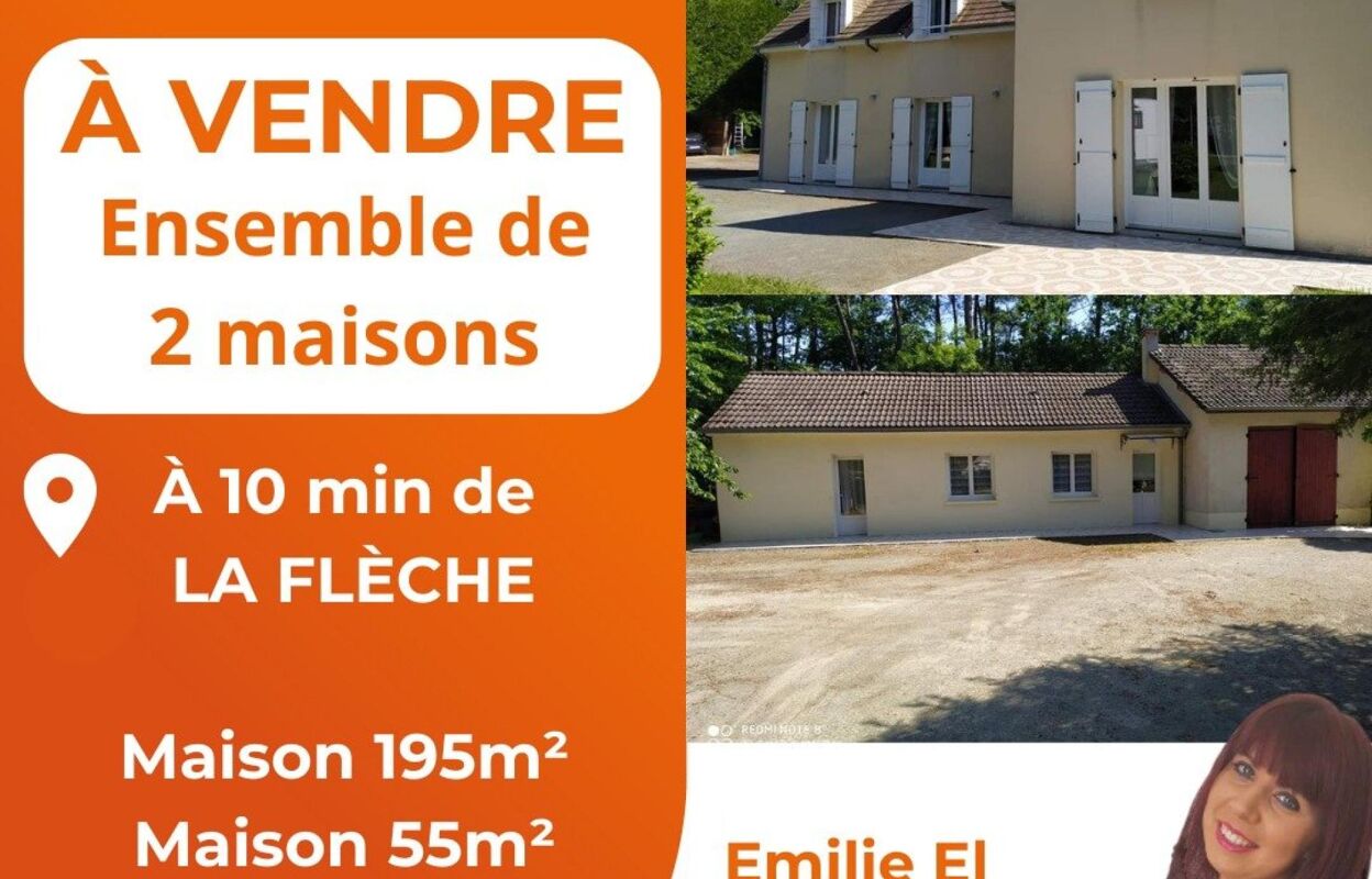 maison 6 pièces 195 m2 à vendre à La Flèche (72200)