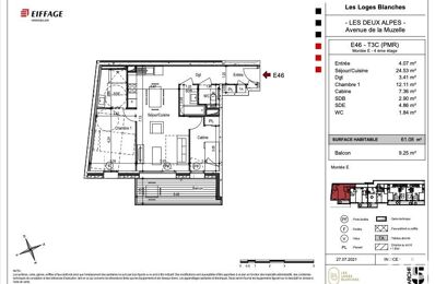 appartement 3 pièces 61 m2 à vendre à Les Deux Alpes (38860)