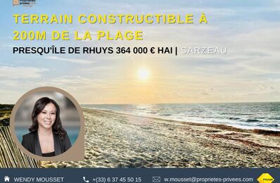 vente terrain 364 000 € à proximité de Saint-Gildas-de-Rhuys (56730)