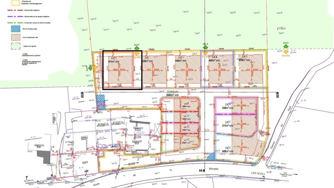 terrain  pièces 411 m2 à vendre à Villard-de-Lans (38250)