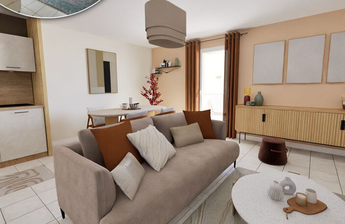 Appartement T3 avec terrasse et parking sous-sol — photo 2