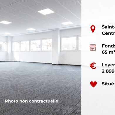 Commerce 1 pièce 65 m²