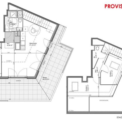 Appartement 4 pièces 325000 €