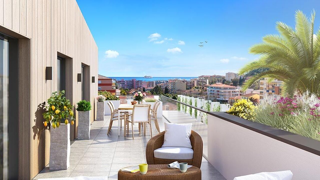 appartement 3 pièces 62 m2 à vendre à Menton (06500)