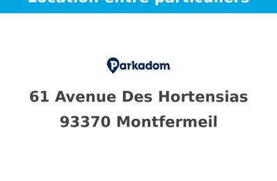 location garage 70 € CC /mois à proximité de Montmorency (95160)