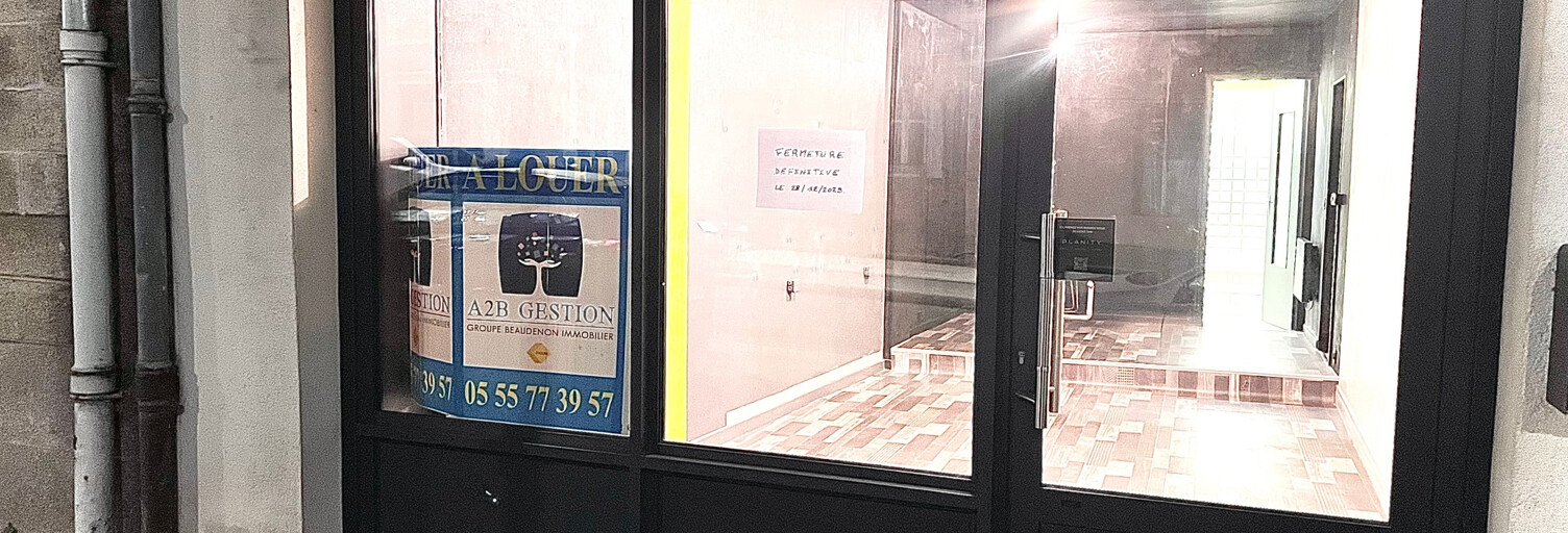 Commerce  31 m² à louer à Saint-Junien (87200)