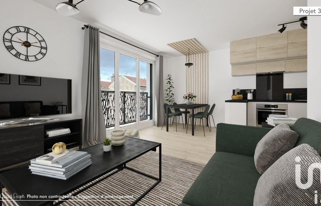 appartement 3 pièces 65 m2 à vendre à Asnières-sur-Seine (92600)