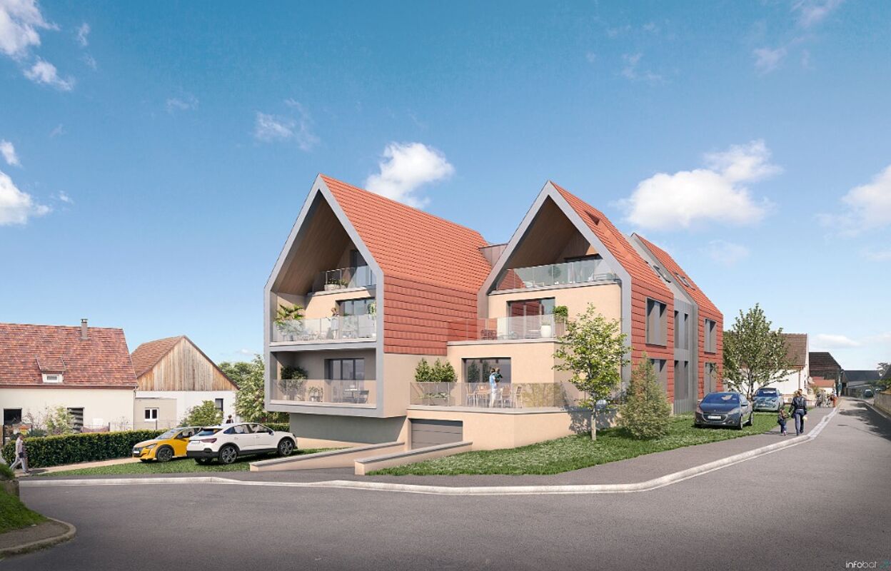 appartement neuf T3 pièces 62 m2 à vendre à Wettolsheim (68920)