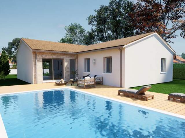 Maison 4 pièces 96.00 m² - Terrain: 573 m² — photo du bien