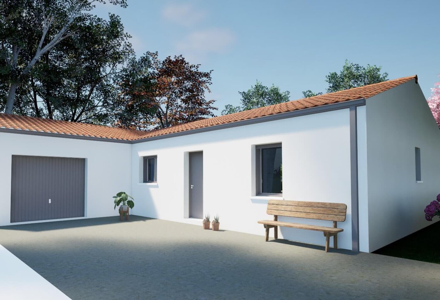 Maison 4 pièces 90.00 m² - Terrain: 408 m² — photo 1