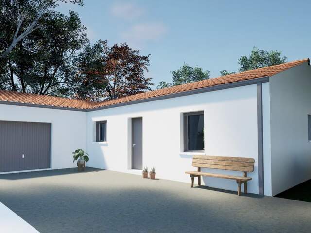 Maison 4 pièces 90.00 m² - Terrain: 408 m² — photo du bien