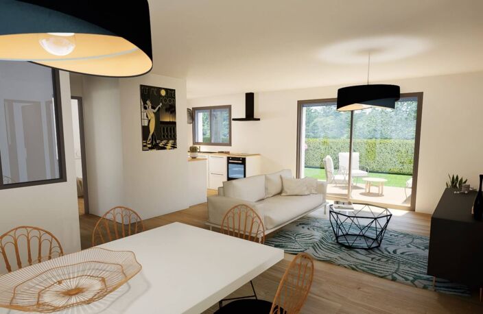 Maison 4 pièces 80.00 m² - Terrain: 423 m² — photo 2