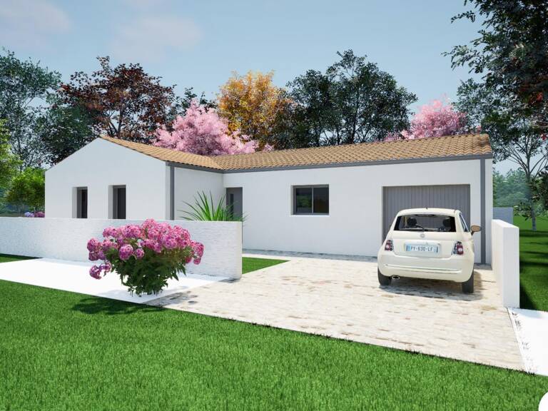 Maison 4 pièces 91.00 m² - Terrain: 330 m² — photo 1