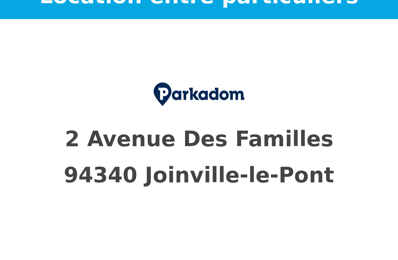 garage  pièces  m2 à louer à Joinville-le-Pont (94340)