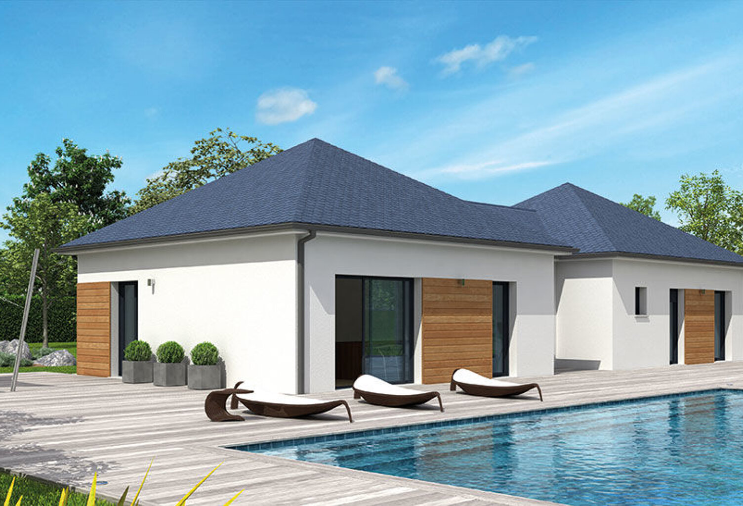 Vente maison à construire  Val-d'Erdre-Auxence (49370) — photo 1