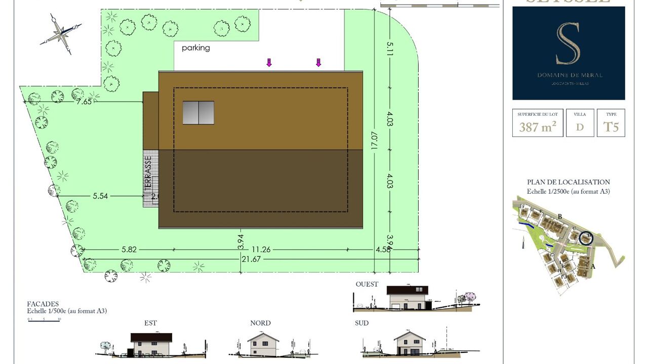 maison 5 pièces 125 m2 à vendre à Seyssel (74910)