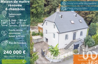 vente maison 240 000 € à proximité de Arcey (25750)