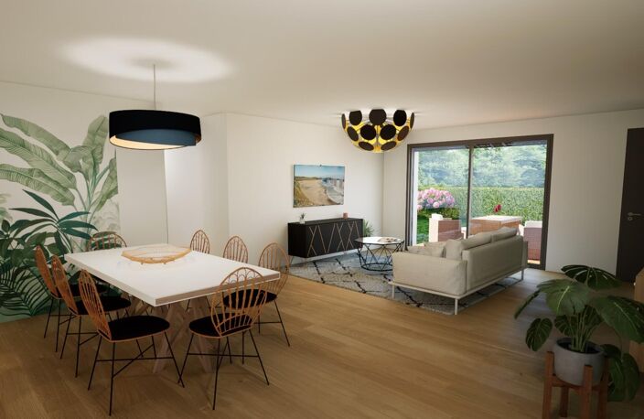 Maison en L - Terrain: 377 m² — photo 2