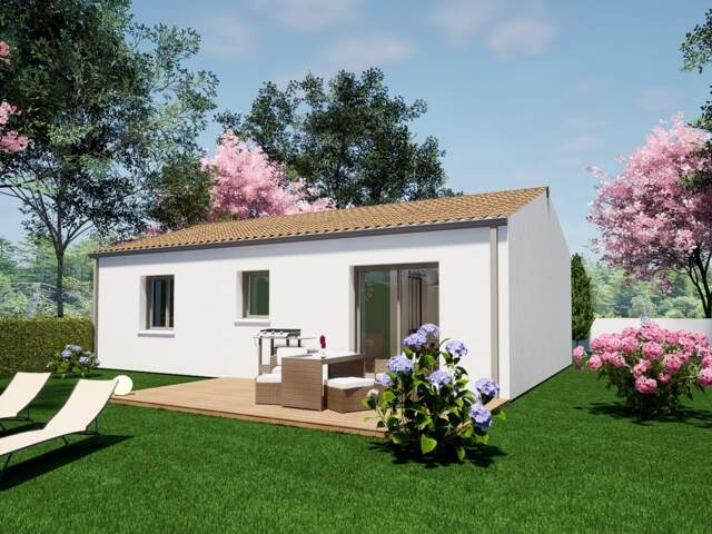 Maison 3 pièces 70.00 m² - Terrain: 272 m² — photo du bien