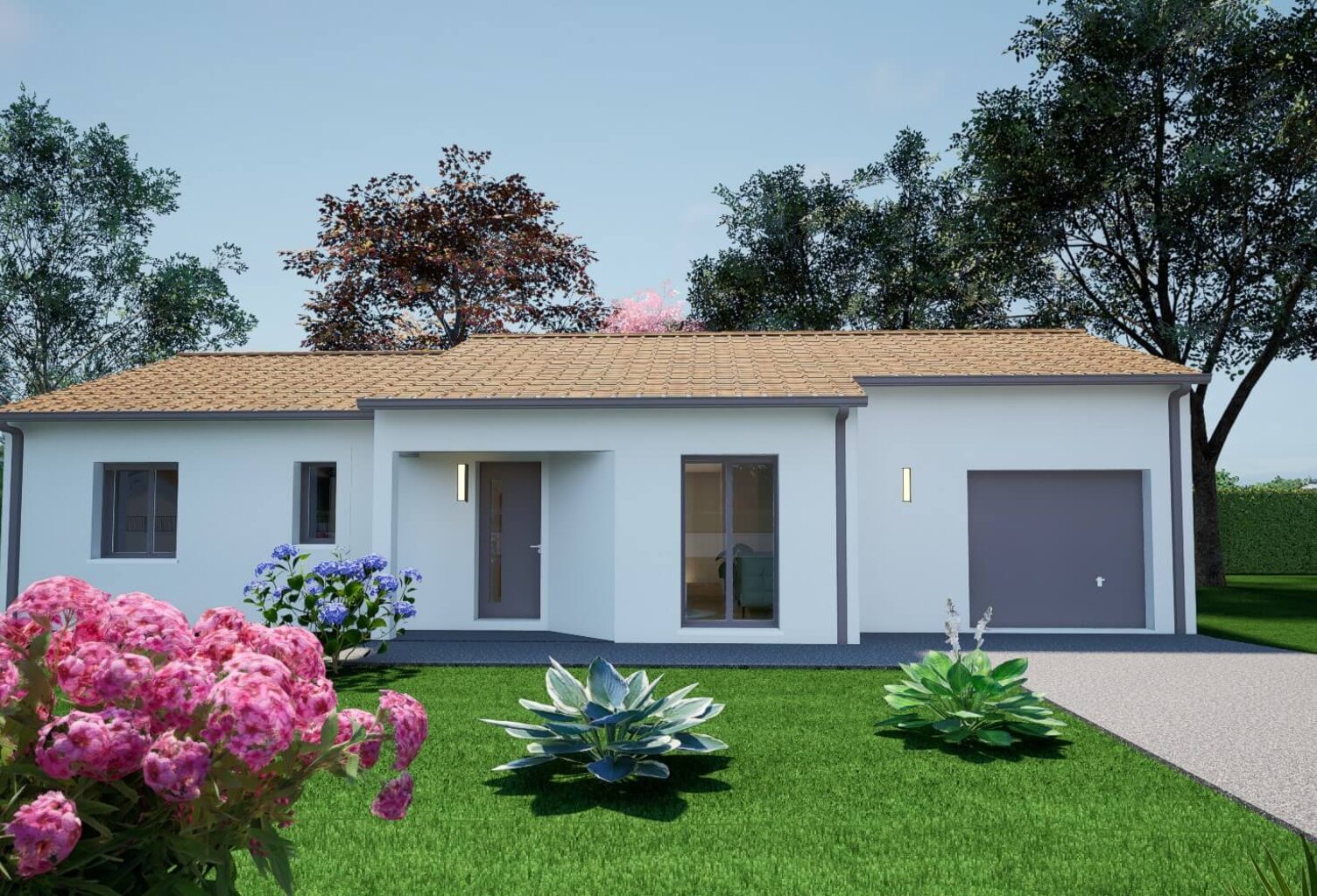 Maison 4 pièces 91.00 m² - Terrain: 331 m² — photo 1
