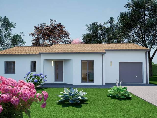 Maison 3 pièces 77.00 m² - Terrain: 400 m² — photo du bien