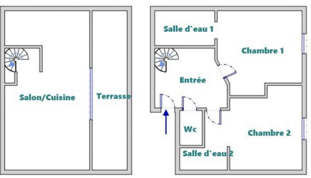 Appartement 3 pièces  à vendre Marseille 11eme 13011