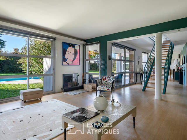 Maison avec piscine à deux pas du Cens — photo du bien