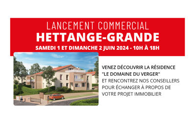 appartement neuf T1, T2, T3, T4, T5 pièces 26 à 89 m2 à vendre à Hettange-Grande (57330)