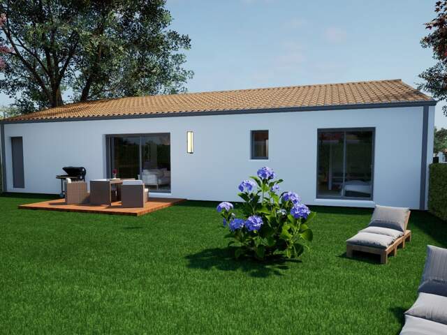 Maison 4 pièces 95.00 m² - Terrain: 400 m² — photo du bien