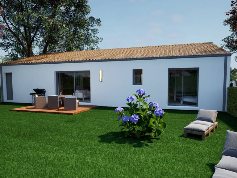 Maison 4 pièces 95.00 m² - Terrain: 400 m² — photo 1