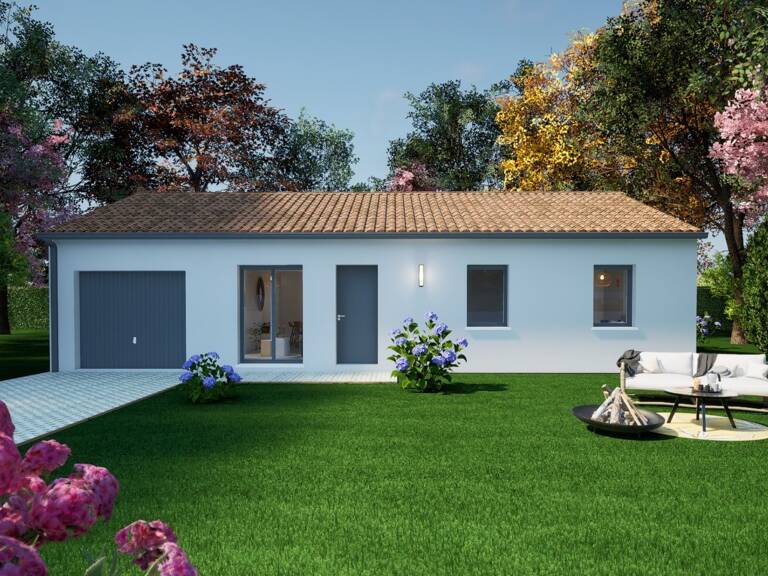 Maison 4 pièces 81.00 m² - Terrain: 412 m² — photo 1