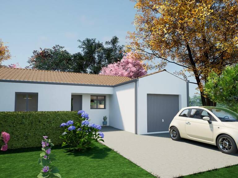 Maison 4 pièces 80.00 m² - Terrain: 372 m² — photo 1