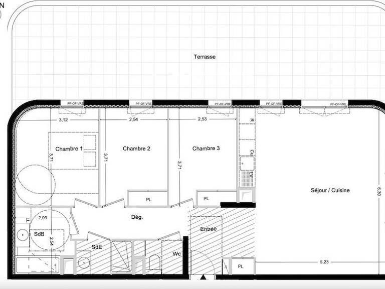 Appartement Tamaris Sur Mer 4 pièce(s) 87 m2 — photo 1