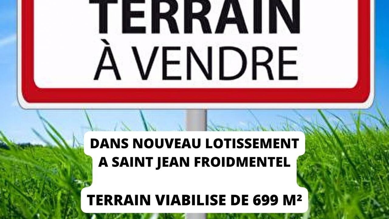 terrain  pièces 699 m2 à vendre à Saint-Jean-Froidmentel (41160)