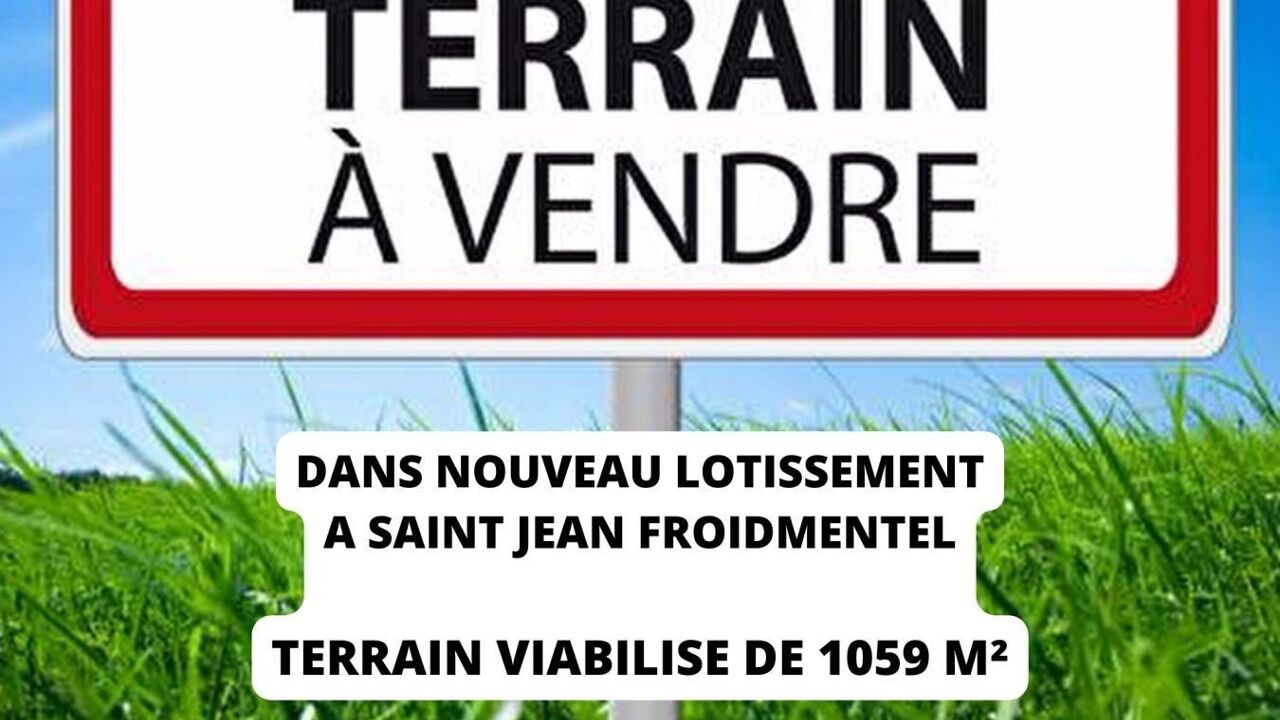 terrain  pièces 1059 m2 à vendre à Saint-Jean-Froidmentel (41160)