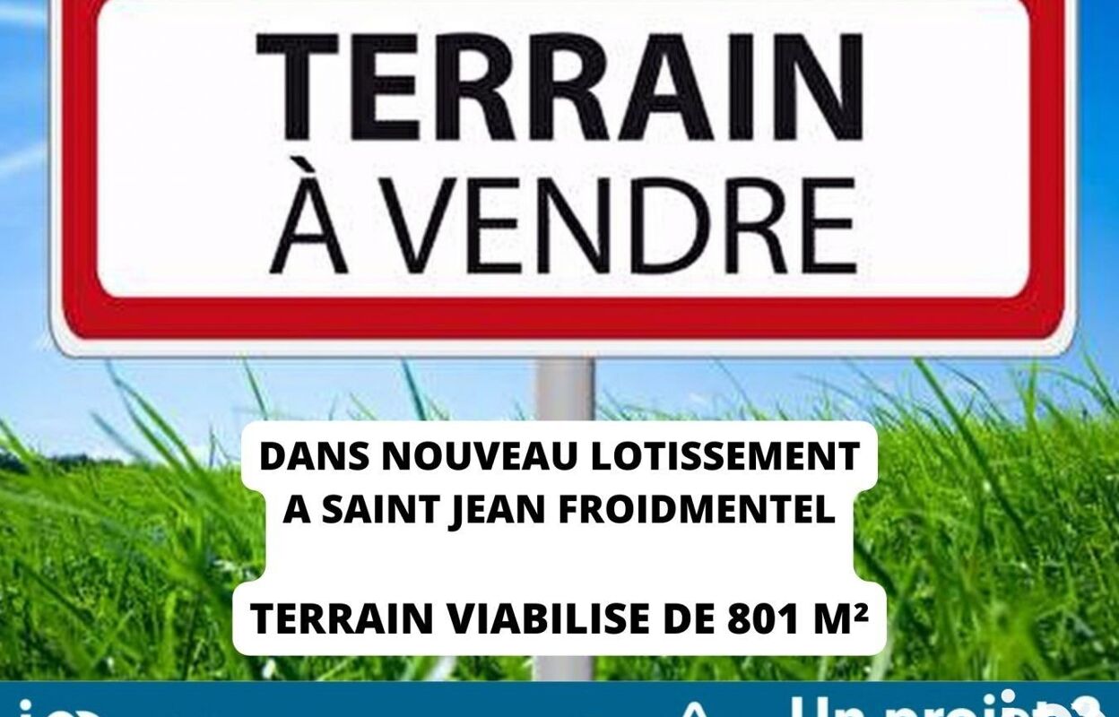 terrain  pièces 801 m2 à vendre à Saint-Jean-Froidmentel (41160)