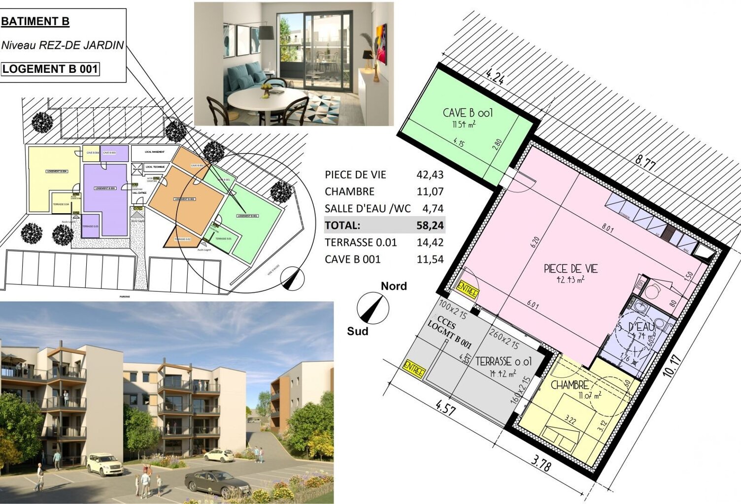 Vente Appartement 2 pièces — photo 1