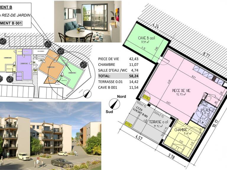 Vente Appartement 2 pièces — photo 1