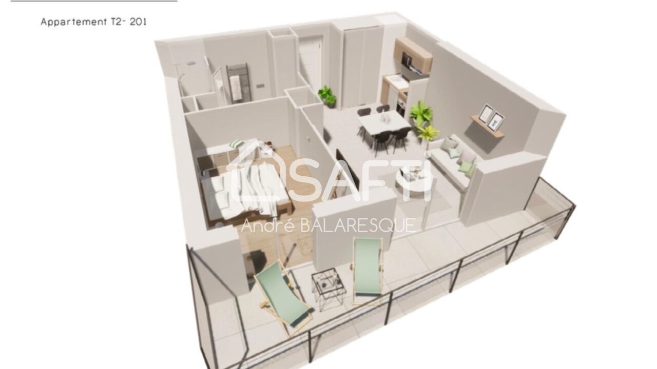appartement 2 pièces 42 m2 à vendre à Les Sables-d'Olonne (85100)